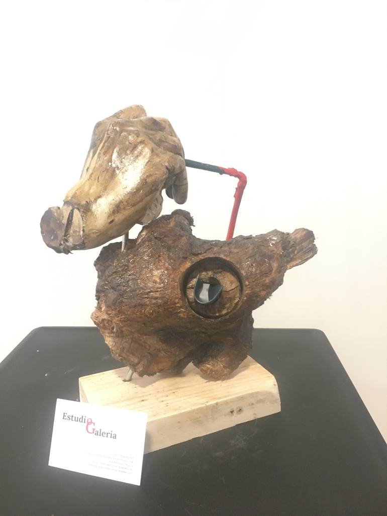 Original Conceptual Pop Culture/Celebrity Sculpture by Naiker Roman