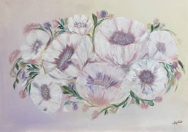 Original Floral Painting by A Yan