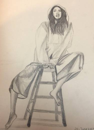 Original Women Drawings by Bakhtawar Aslam