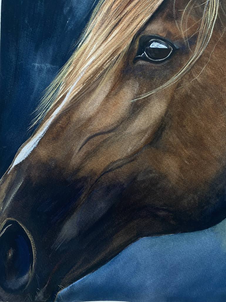 Original Realism Animal Painting by Maria Chandy
