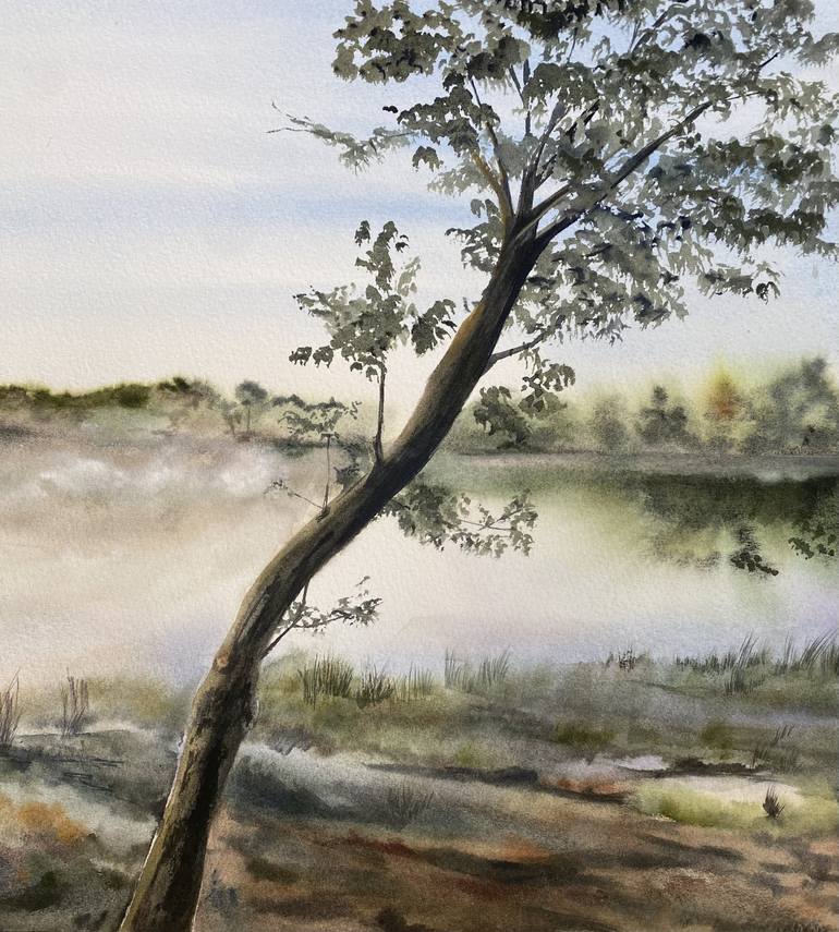 Original Landscape Painting by Maria Chandy