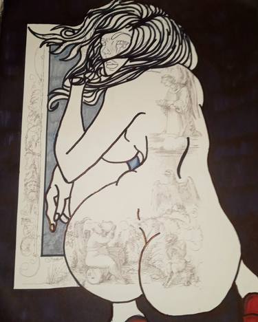 Print of Body Drawings by beto Jimenez