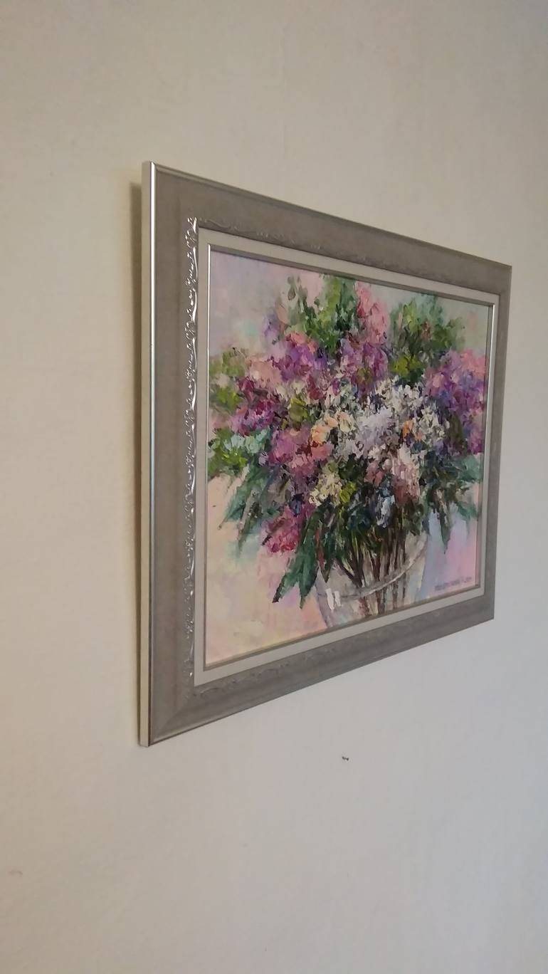 Original Floral Painting by Irina Tolstikova