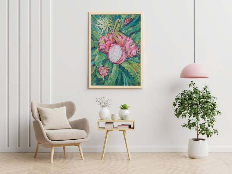 Original Abstract Floral Painting by Alina Skorokhod
