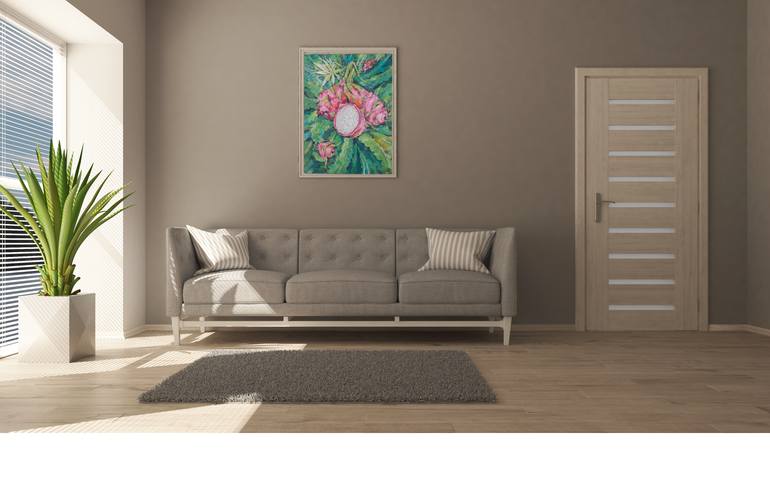 Original Abstract Floral Painting by Alina Skorokhod