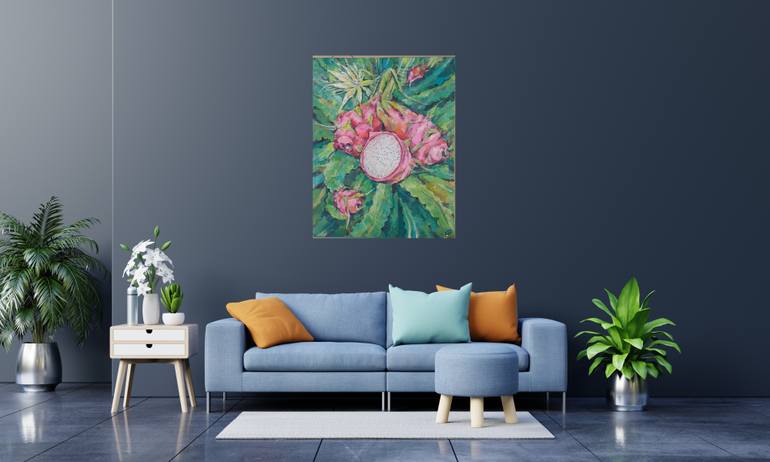 Original Abstract Floral Painting by Alina Skorokhod
