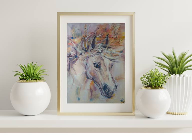 Original Animal Painting by Alina Skorokhod