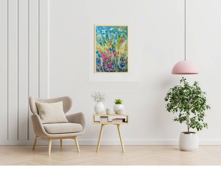 Original Abstract Nature Painting by Alina Skorokhod