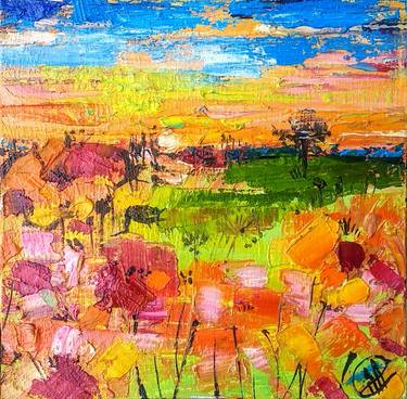Print of Landscape Paintings by Alina Skorokhod