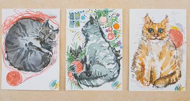 Print of Abstract Expressionism Animal Paintings by Alina Skorokhod