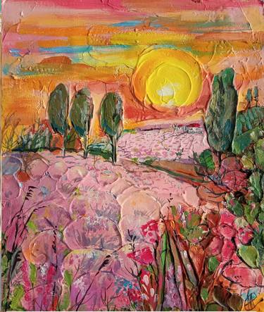Print of Landscape Paintings by Alina Skorokhod