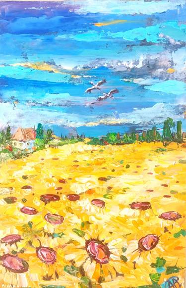Original Landscape Paintings by Alina Skorokhod