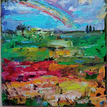 Print of Impressionism Landscape Paintings by Alina Skorokhod
