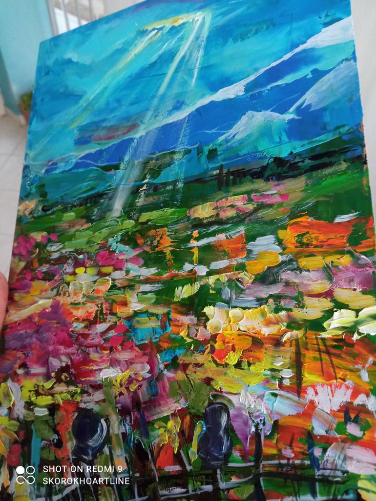 Original Fine Art Landscape Painting by Alina Skorokhod