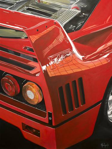 Original Photorealism Car Paintings by michael zagorski