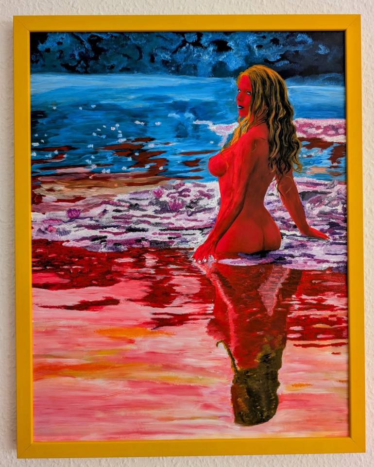 Original Expressionism Fantasy Painting by Lena Snow