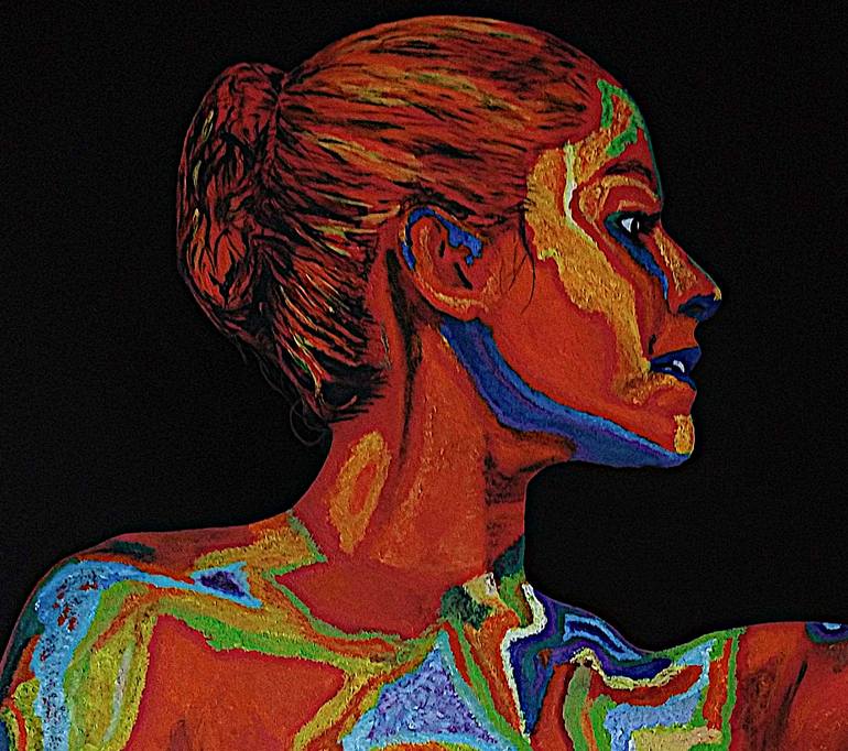 Original Expressionism Fantasy Painting by Lena Snow