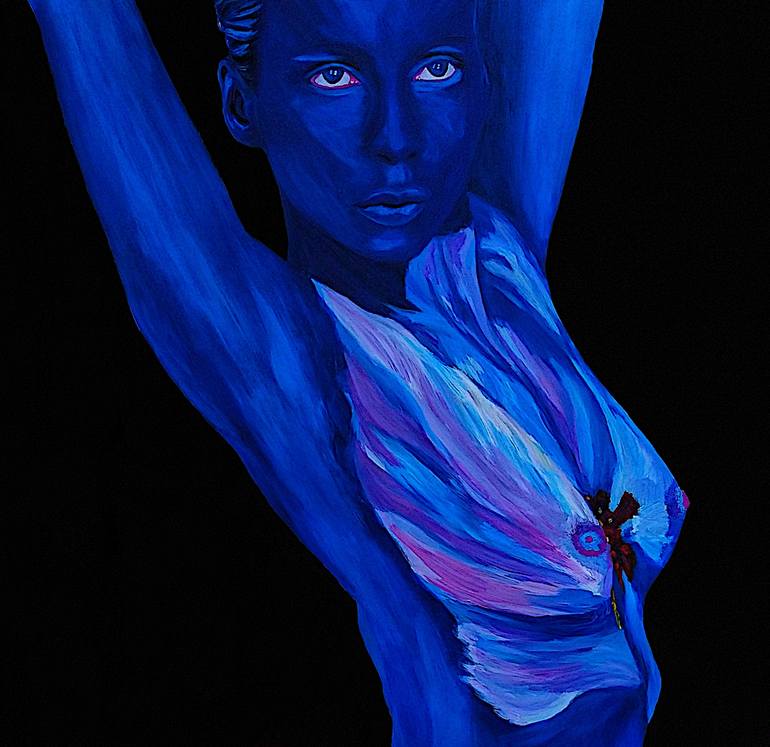 Original Expressionism Fantasy Painting by Lena Snow