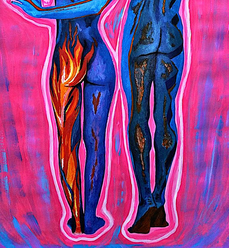 Original Expressionism Fantasy Painting by Lena Snow