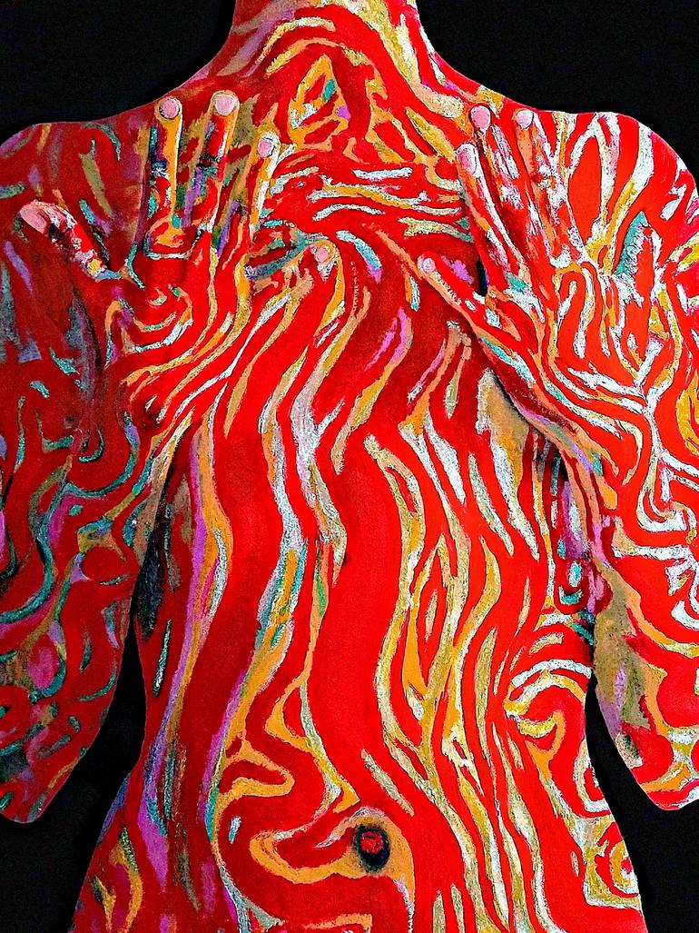 Original Expressionism Fantasy Painting by Lena Snow