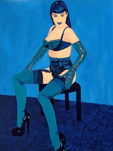 Original Figurative Women Paintings by Lena Snow