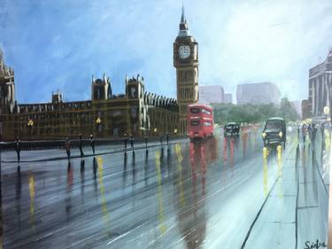 Print of Fine Art Cities Paintings by Sidra Ejaz