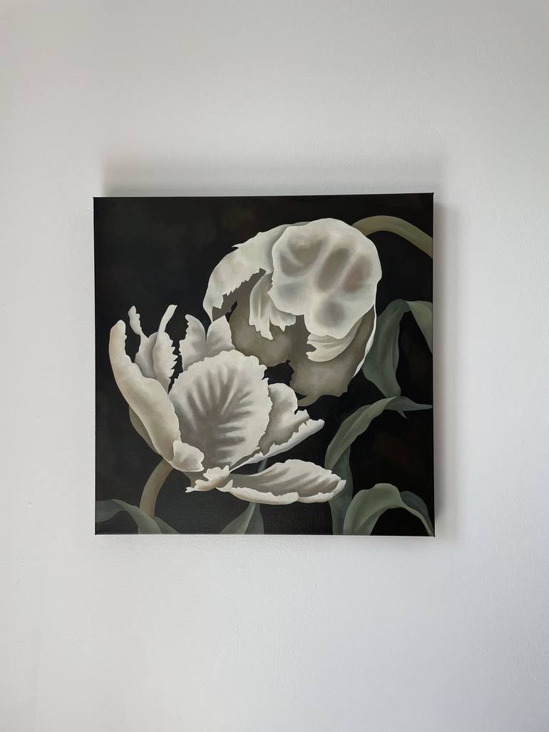 Original Fine Art Floral Painting by Yoojin Shin