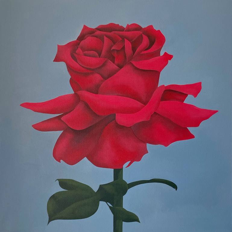 Original Contemporary Floral Paintings by Yoojin Shin