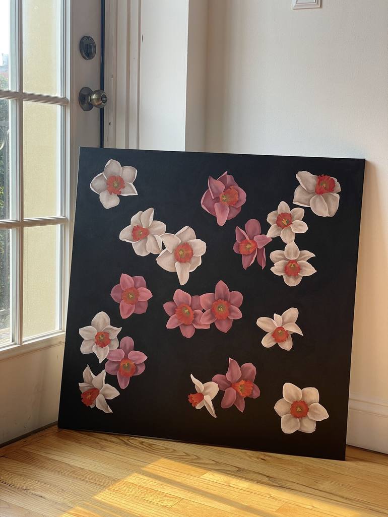 Original Contemporary Floral Painting by Yoojin Shin