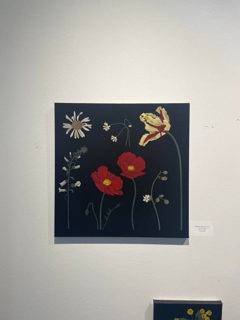 Original Contemporary Floral Painting by Yoojin Shin