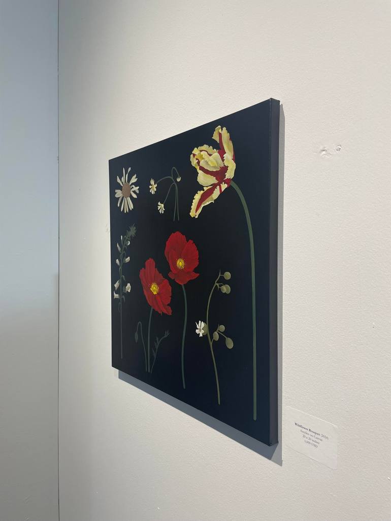 Original Contemporary Floral Painting by Yoojin Shin