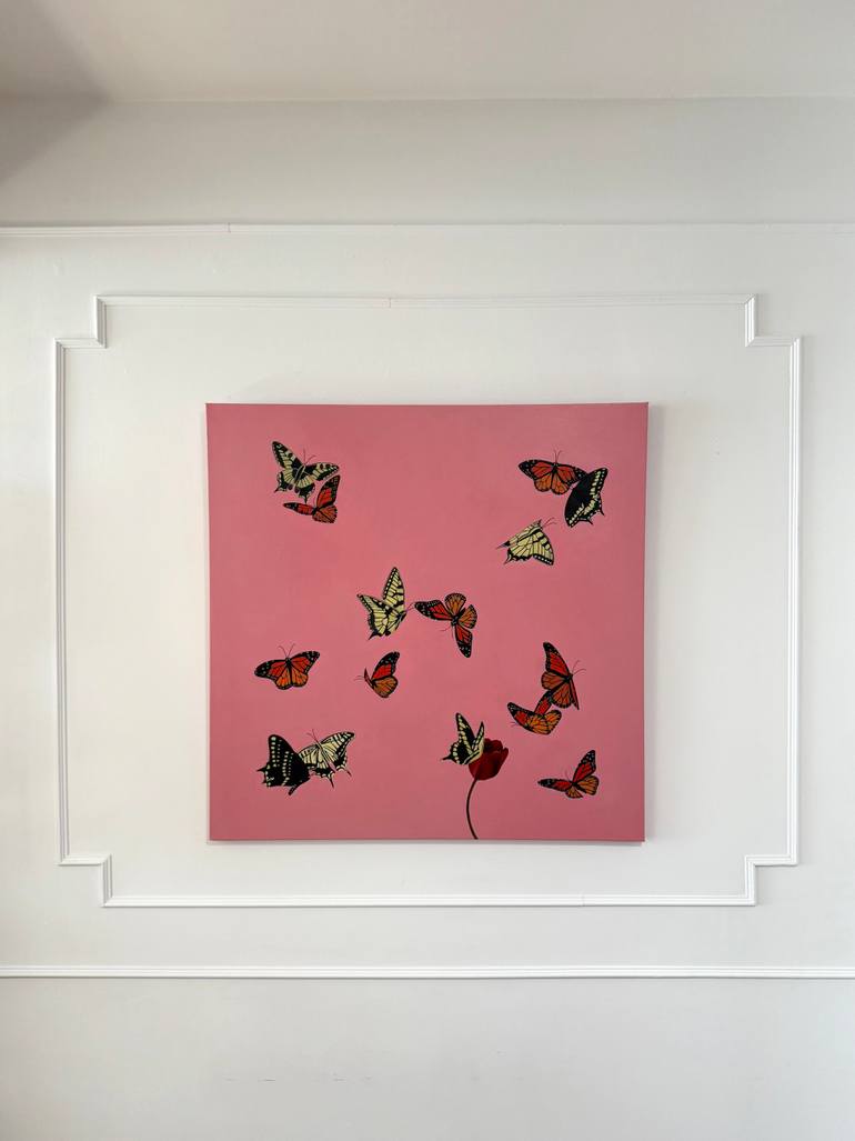 Original Contemporary Botanic Painting by Yoojin Shin