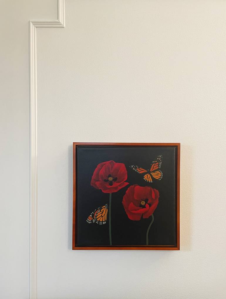 Original Contemporary Floral Painting by Yoojin Shin