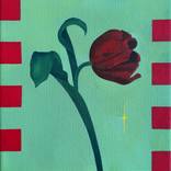 Checkered Red Tulip I by Yoojin Shin