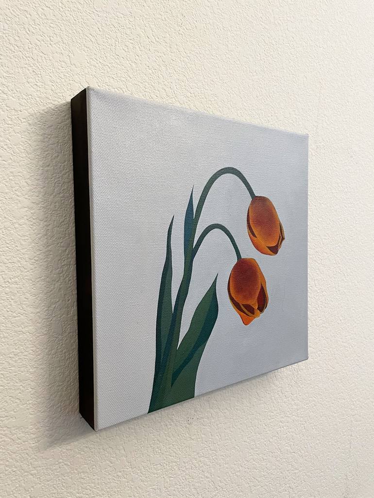 Original Fine Art Floral Painting by Yoojin Shin