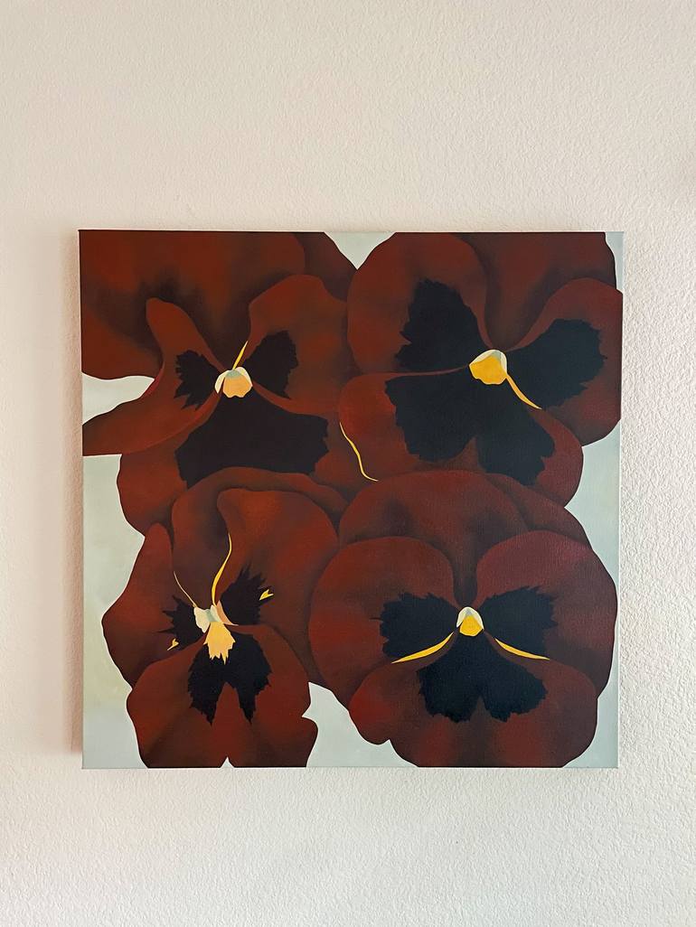 Original Modern Floral Painting by Yoojin Shin