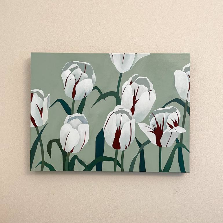 Original Floral Painting by Yoojin Shin