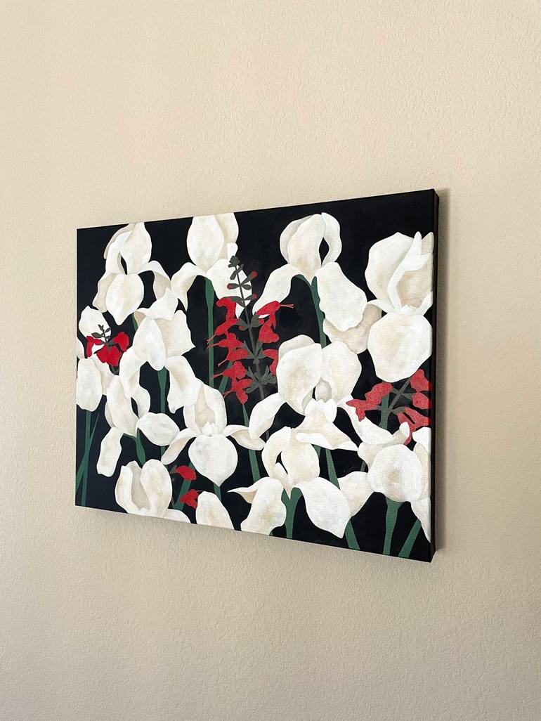 Original Fine Art Floral Painting by Yoojin Shin