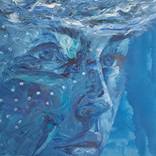 Blue _ 1 by Evi Panteleon painter