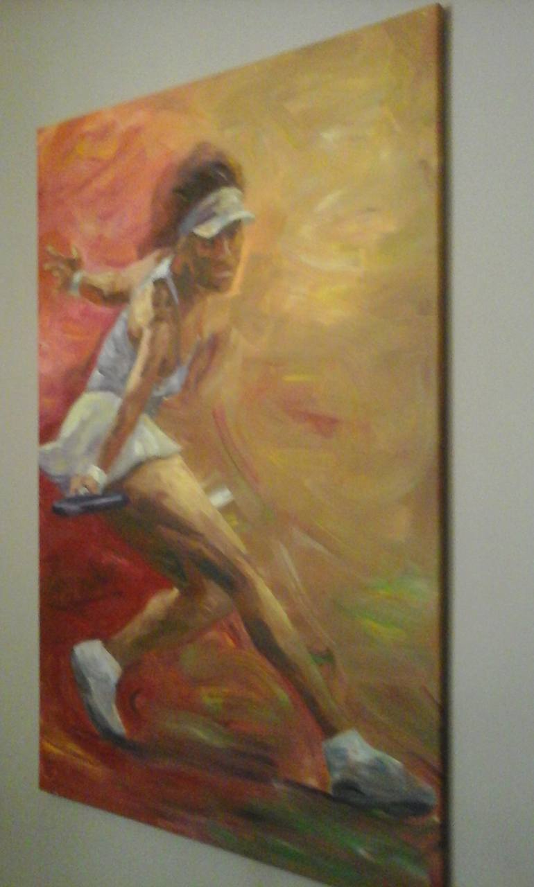 Original Impressionism Nude Painting by Evi Panteleon Painter