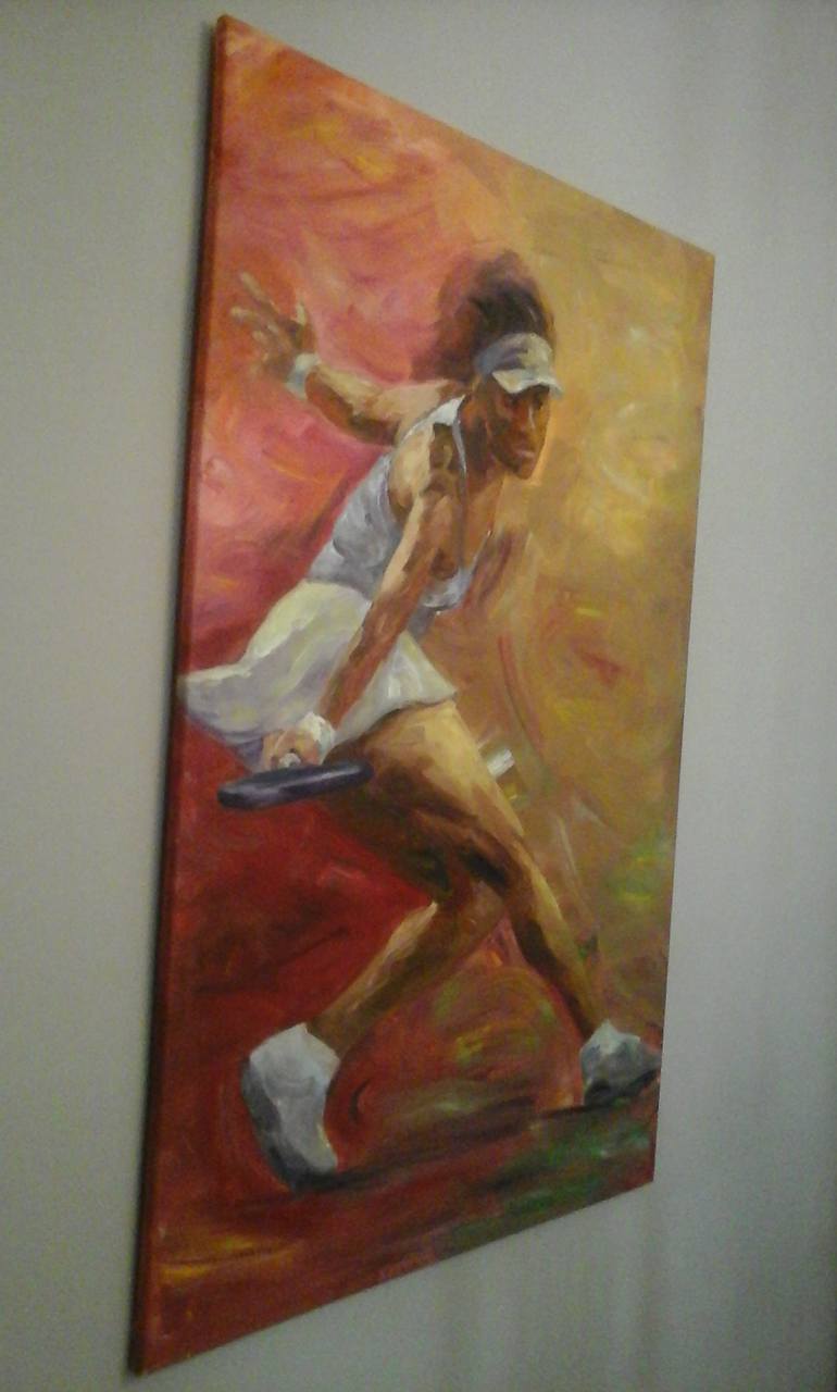Original Impressionism Nude Painting by Evi Panteleon Painter