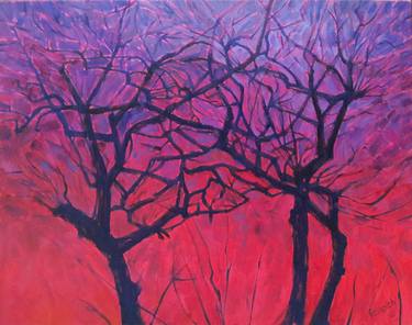 Print of Impressionism Tree Paintings by Fauzi Chairani