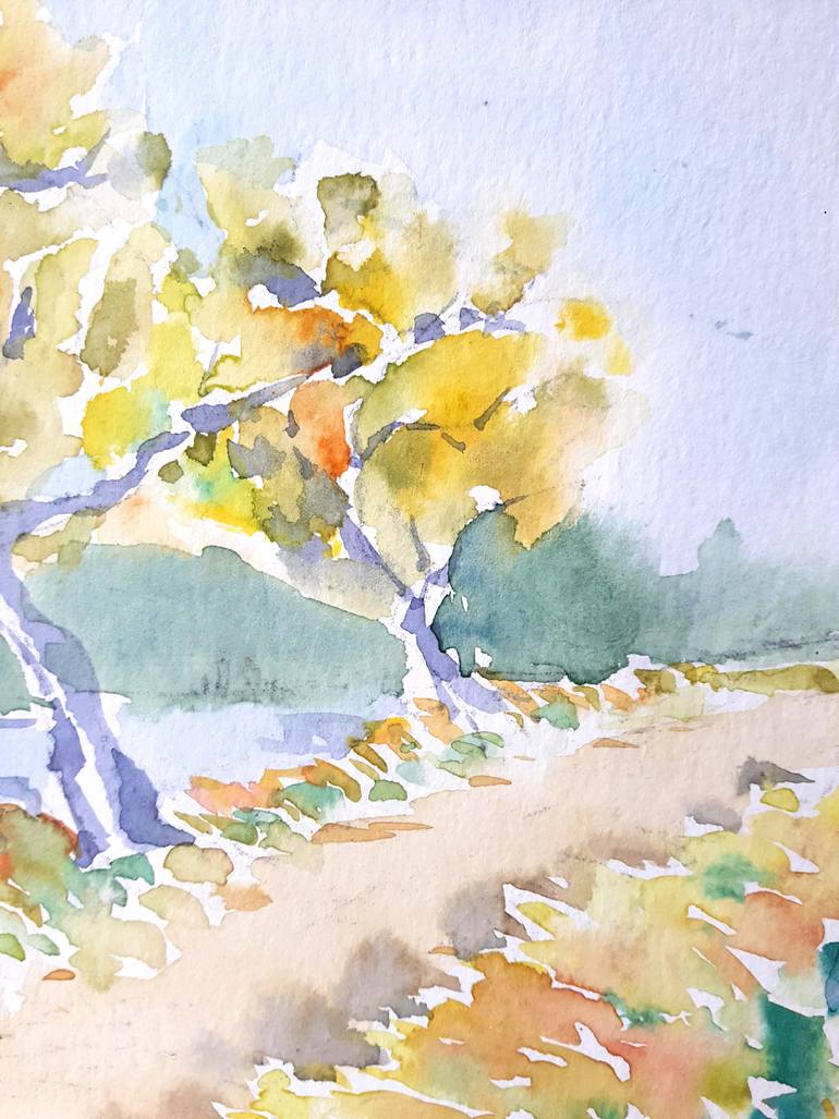 Original Impressionism Landscape Painting by Fauzi Chairani