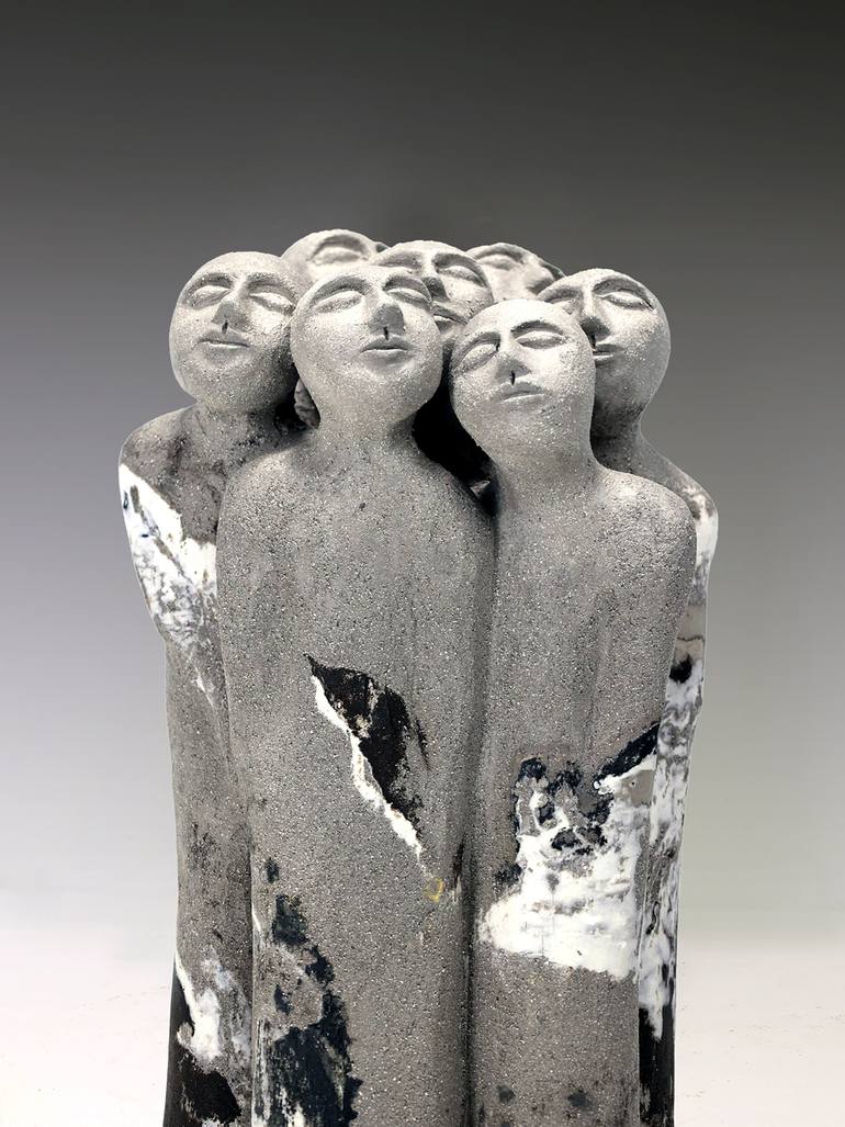 Original Contemporary People Sculpture by Claudia Von Boch