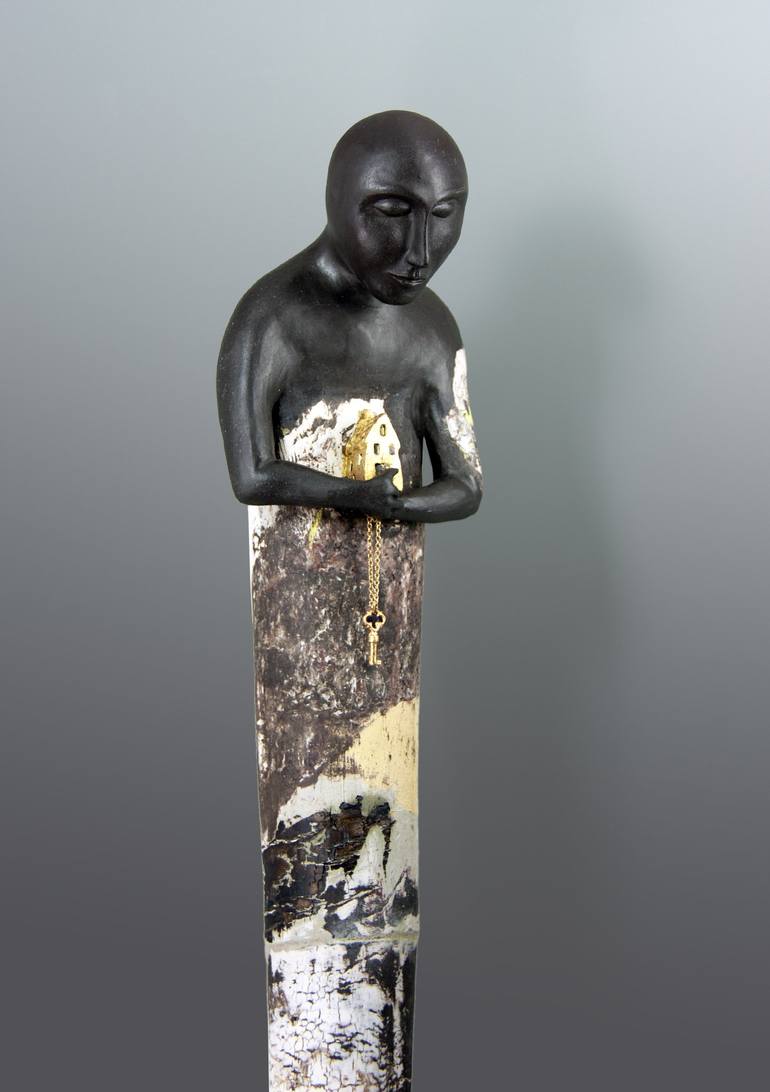 Original Figurative People Sculpture by Claudia von BOCH