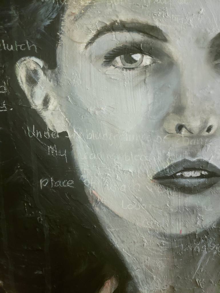 Original Conceptual Portrait Painting by tanya torossian