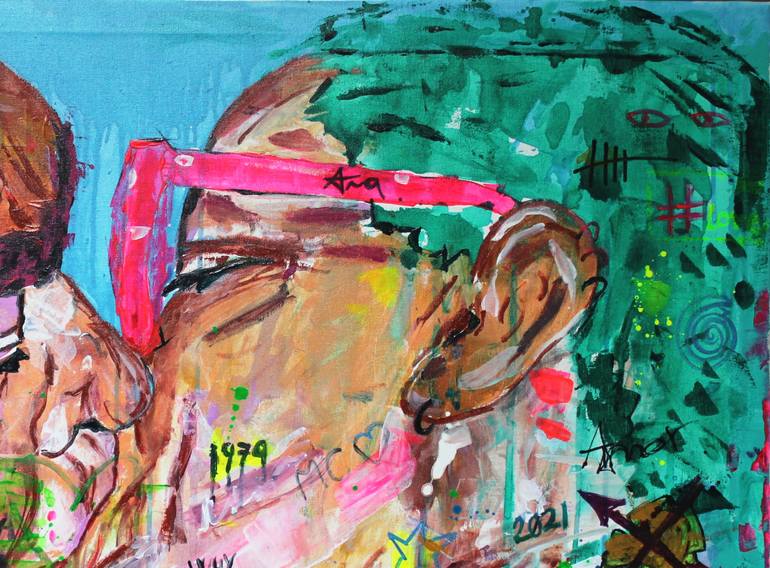 Original Abstract Expressionism Other Painting by Ana Zia