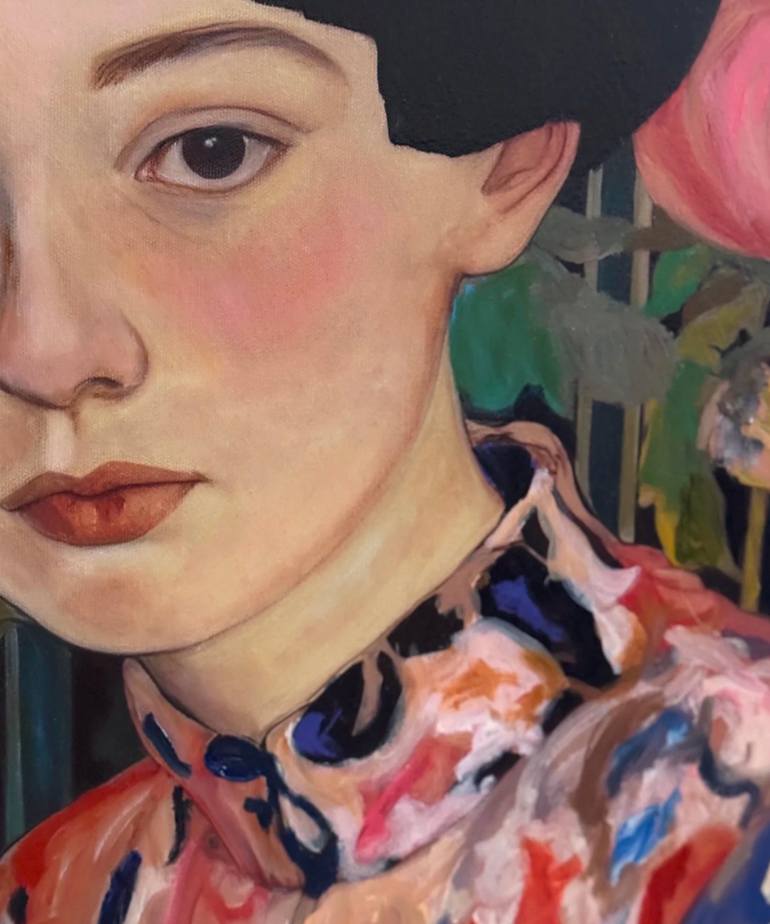 Original Romanticism People Painting by Anna Ugryumova