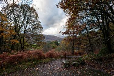 Autumnal dusk view in Cumbria thumb