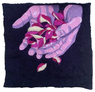 Saatchi Art Artist Llinos Owen; Mixed Media, “Confetti Petals” #art